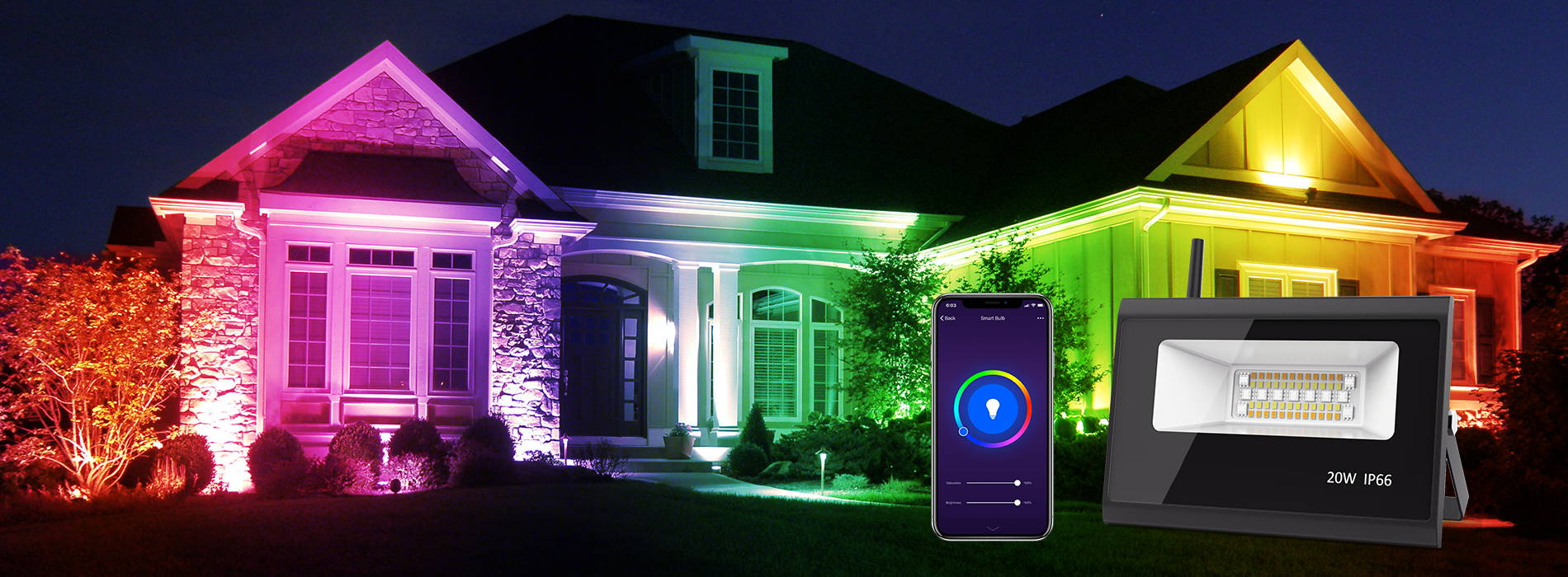 Brightest flood lights store for house